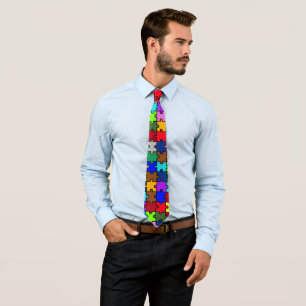 Corbata Autismo jigsaw