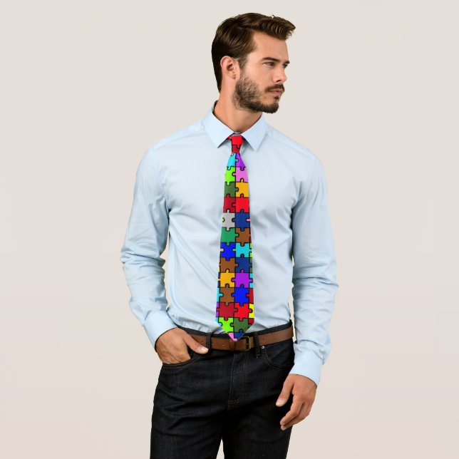 Corbata Autismo jigsaw (In situ)