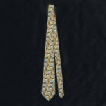 Corbata Auto convertible de vintage Science Ficción Steamp<br><div class="desc">¡Ya está disponible! ¡Corbatas impresas de doble cara! ¡Dos veces más agradable! Ilustracion Vintage Victoriano futurista viajes y transporte ciencia ficción diseño de punk de vapor con un auto convertible volador con alas. El chófer está a punto de aterrizar su coche futurista (o es un avión) en la tienda de...</div>