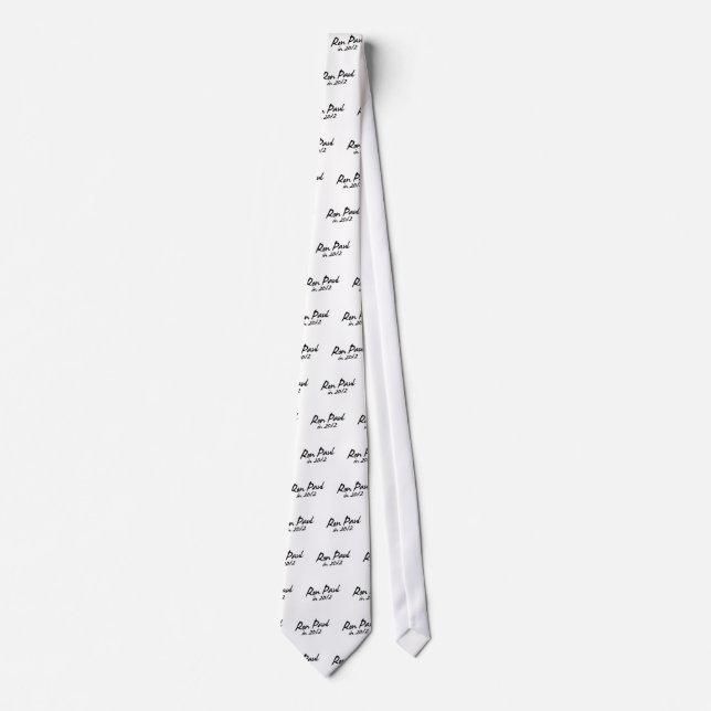 Corbata Autógrafo de RON PAUL 2012 (Anverso)