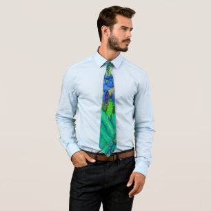 Corbata Ave que atrapa los irlandeses azules de Van Gough