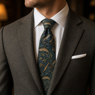 Corbata Aventura de lujo en pesca con mosca vintage