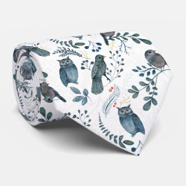 Corbata Aves nórdicas de bosques