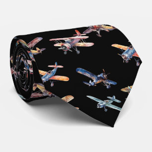 Corbata Aviones antiguos de los años 40