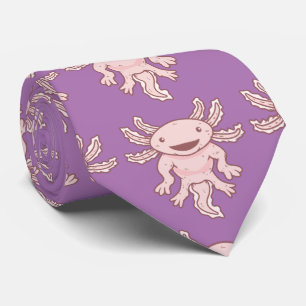 Corbata Axiolotl rosado lindo Thunder_Cove