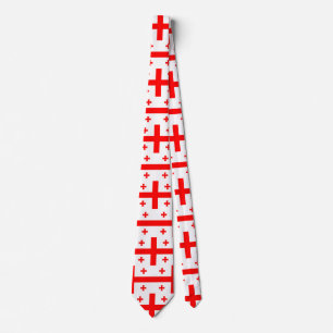 Corbata Azar con la bandera de Georgia