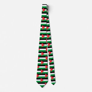Corbata Azar con la bandera de Palestina
