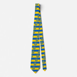 Corbata Azar con la bandera de Ucrania