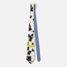 Corbata Azores Flag Personalizado Tie