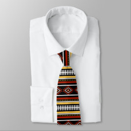 Corbata Aztec Tribal Pattern
