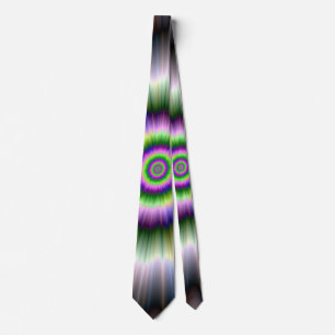 Corbata Azúcar de cuello que explota el verde azul y rosa