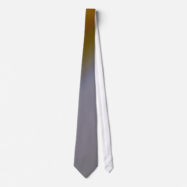Corbata azul, amarillo y gris (Anverso)