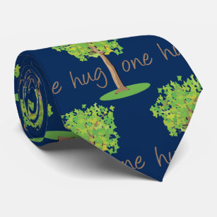 Corbata Azul ambiental del árbol Hugger