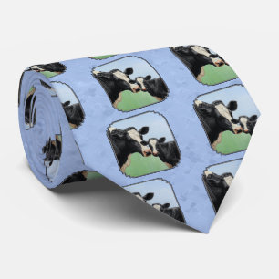 Corbata Azul azul celeste de corte holstein y vaca