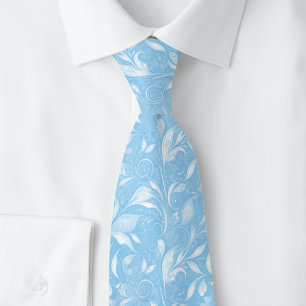 Corbata Azul Baby Lujoso Botánico