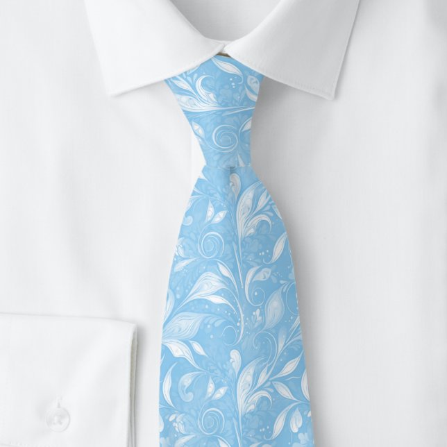 Corbata Azul Baby Lujoso Botánico (Subido por el creador)