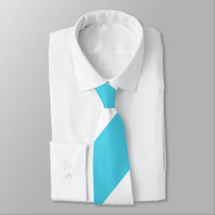 Corbata Azul cielo y franja blanca