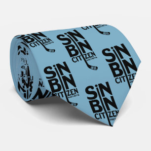 Corbata Azul de hockey ciudadano Sin Bin
