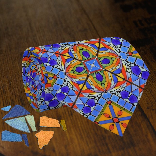 Corbata Azul de la Iglesia Medieval Tile (Subido por el creador)