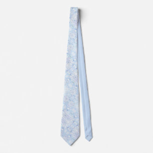 Corbata azul de nieve