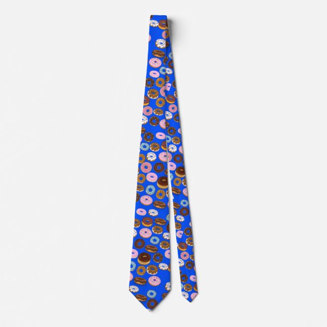 Corbata Azul del cuello de anillos (Anverso)