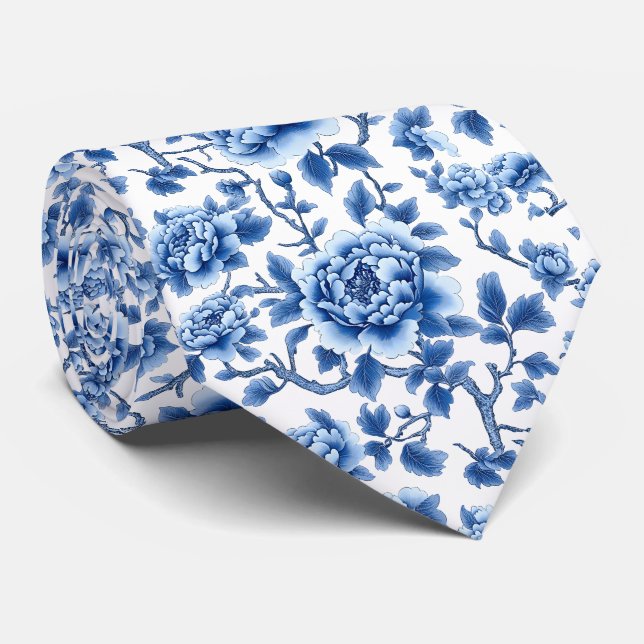 Corbata Azul francés (Enrollado)