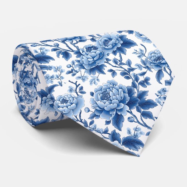 Corbata Azul francés (Enrollado)