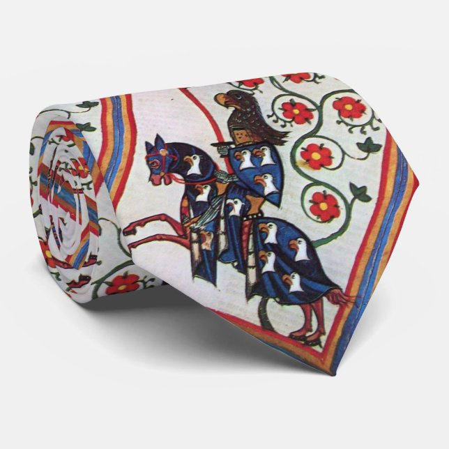 CORBATA AZUL KNIGHT EN LA MITIGACIÓN ECONÓMICA HORSEBACK (Enrollado)