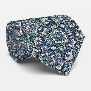 Corbata Azul Marino, Azul Real, Verde Bosque... Floral