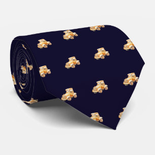 Corbata Azul Marino Patrón de Juguete de Coche Infantil Vi