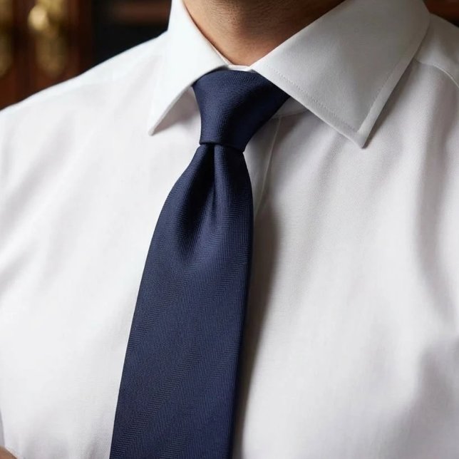 Corbata Azul Medianoche Texturizado Sólido  (Subido por el creador)