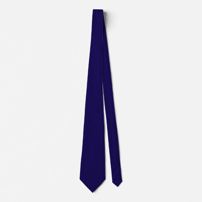 Corbata Azul muy profundo (Anverso)