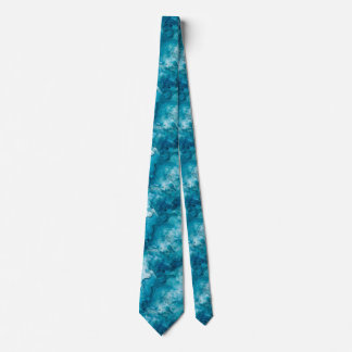 Corbata Azul Teal tormentoso Océano tormentoso Tinta Alcoh