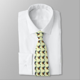 Corbata Azul Tit amarillo