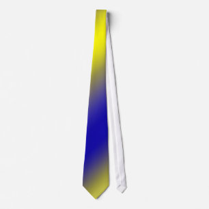 Corbata azul y amarillo