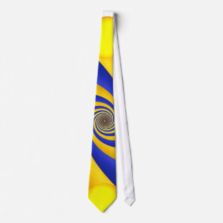 Corbata Azul y anaranjado claro en blanco