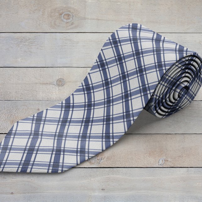 Corbata azul y blanca (Blue and White Neck Tie
)