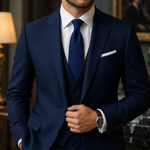 Corbata Azul Zafiro
