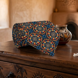 Corbata Azulejo Colorido Mexicano Talavera