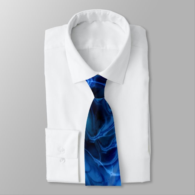 Corbata Azulejos de mármol fractal (Atado)