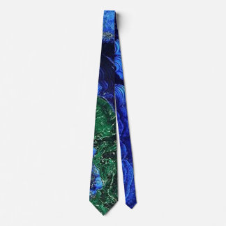 Corbata Azurita y malaquita