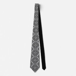 Corbata B&W Medallion Motif