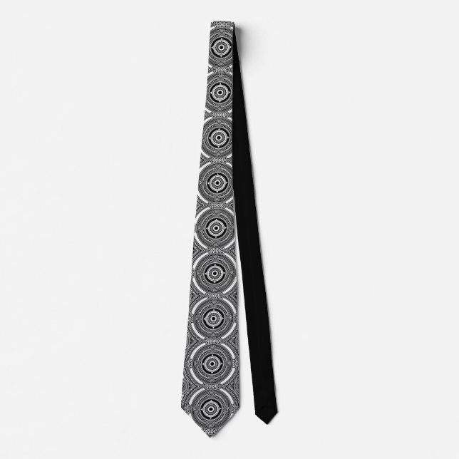Corbata B&W Medallion Motif (Anverso)
