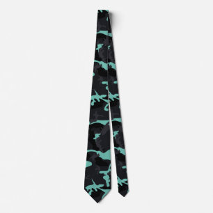 Corbata Baby Blue Highlights Camo