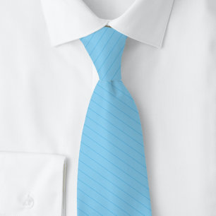 Corbata Baby Blue Pinstripe
