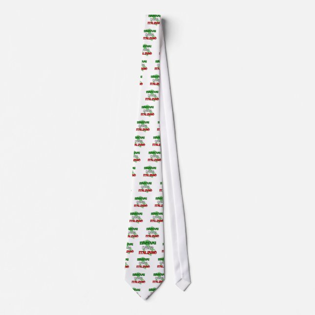 Corbata Baciami Italiano (béseme que soy italiano) (Anverso)
