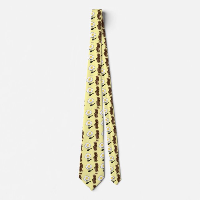 Corbata Bacon and eggs Necktie (Anverso)