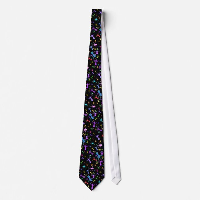 Corbata Bacteriófago - lazo psicodélico (Anverso)