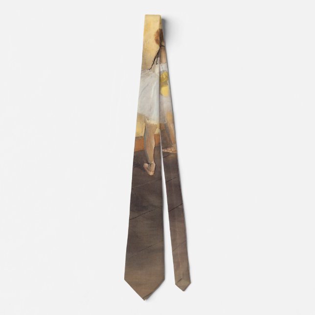 Corbata Bailarinas en la barra de Edgar Degas, Ballet Vint (Anverso)