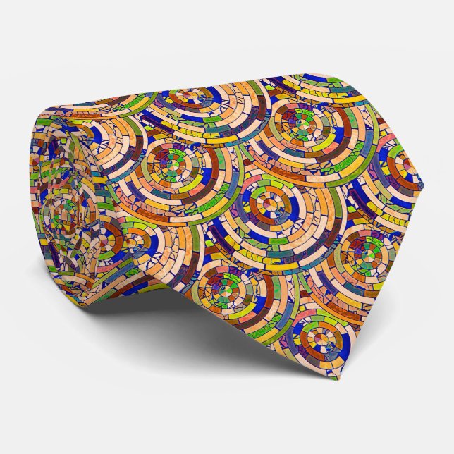Corbata Baldosas de mosaico radical 1C (Enrollado)